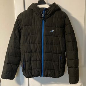 Hooded Puffer Jacket Hollister